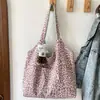 Cross2026 Otoño Nuevo Estilo Coreano Estampado de Leopardo Bolso para Mujer Gran Capacidad Bolso de Hombro Único Estudiante Viaje Diario Bolso Tote
