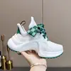 Chegada Nova 2025 Sapatos Torre Versátil Estrela Igual Arqueado Sola Grossa Ins Moderno Cadarço Tênis Casual Feminino