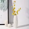 Jarrón de Plástico Estilo Nórdico para Decoración del Hogar, Duradero y Creativo, Jarrón Sencillo y Fresco para Arreglos Florales para Sala de Estar