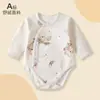 Enterizo Triángulo Otoño e Invierno Manga Larga Felpa Suave Engrosado Ropa para Recién Nacidos Cobertor A para Bebé Cálido Koala