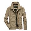 Suministro de fábrica Chaqueta casual para hombre de primavera y otoño Holgada Tallas grandes Ropa exterior para hombre 3218 Moderna Cortavientos