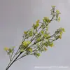 Flor Estrela de 5 Pétalas Flor de Jasmim Noturno de Haste Longa Flor Artificial Flor de Seda Decoração de Casamento Flor Falsa Decoração de Casa Venda Direta Transfronteiriça