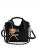 Bolso Cubo de Diseño Nicho Estilo Coreano para Mujer 2026 Modelo Nuevo de Primavera Gran Capacidad para Viajes y Commuting Moda Elegante Bolso Cruzado