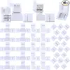 Fita de LED de Baixa Tensão de 3 Pinos Sem Conector de Solda 8mm Água Corrente Tricolor 2835 Cor Mágica 5050 Fita de Luz 10mm Cabeça Única