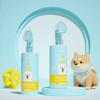 Garrafa de espuma de silicone de plástico de 150ml 200ml suprimentos para animais de estimação limpador espuma de mousse garrafa de lavagem mancha