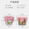Tigela de Vidro Transparente Espessada Resistente ao Calor Micro-ondas Cozinha Doméstica Tigela para Macarrão Instantâneo Tigela para Salada de Frutas e Vegetais Grande Capacidade