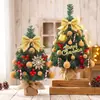 Árvore de Natal Pequena Mini Transfronteiriça da Amazon 45/60cm Conjunto Decoração de Mesa Doméstica Ornamento