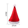 Chapéus de Natal Espessos Transfronteiriços Decorações Festa Adulto Chapéu de Papai Noel Tecido Não Tecido Suprimentos para Eventos Festivos de Natal