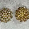 Aleación estilo coreano accesorios para el cabello diy belleza para teléfono móvil lazo aleación flor placa hebilla de diamante diy accesorios de metal con perlas