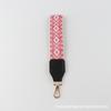 Correa de muñeca multicolor con forma de diamante, estilo étnico jacquard bordado, correa de muñeca ensanchada, diseño sin apriete, cordón reductor de carga