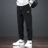 Calças Casuais Masculinas para Primavera e Outono, Calças Jogger Esportivas Masculinas, Corte Amplo, Veludo Cotelê, Novo Estilo, Calças de Moletom Casuais para Homens