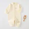 Body para Bebé Cuatro Estaciones Niños Manga Larga Niñas Bebé Pequeño Ropa de Bebé Mamelucos Algodón Puro Cómodo
