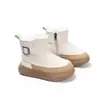Botines Cortos para Niños 2026 Invierno Nuevo Estilo Suela Suave Niños Medianos y Grandes Niñas Botas de Nieve Niños Acolchado Cálido Antideslizantes Zapatos de Algodón