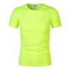 Camiseta de Malha com Gola Redonda de Secagem Rápida Personalizada para Esportes ao Ar Livre Uniforme de Equipe de Maratona Camiseta de Manga Curta Estampada de Secagem Rápida para Homens