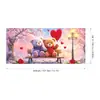Ambiente Romántico Transfronterizo Parejas Decoración Fotográfica para Fiestas de Alto Nivel Día de San Valentín Bandera de Garaje Banner Tela de Fondo