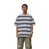 2024 Verano Nueva Moda Estilo Americano Retro Cuello Redondo Manga Corta Camiseta para Hombre Montaña Exterior Camiseta Base Hermosa Moderna Alta