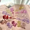 Estilo Ins Transfronterizo Flor Crisantemo Día de la Madre Decoración Acrílica para Pastel Día de la Mujer Festival de la Diosa Decoración para Pastel