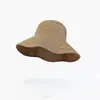Sombrero de Paja Plegable para Vacaciones con Protección Solar para Mujer, Sombrero de Pescador Tejido Transpirable de Verano, Sombrero de Sol Versátil, Puede Emitir Factura