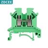 Bloque de terminales de cableado de riel guía ZDCEE UK5N, terminal de voltaje cuadrado de 2-4 mm UK4n, cable antideslizante