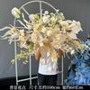 Accesorios de Boda Flores de Simulación Arreglo de Compromiso Decoración Flores Colgantes Escena de Boda Flores Falsas Arco Fondo de Pared de Flores Punto de Flores Flores de Esquina