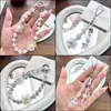25mm Acrílico Transparente Duas Cores Colorido Girassol Furo Passante Contas Artesanal DIY Corrente de Celular Acessórios de Joia