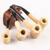 Pipa de Mazorca de Maíz Recta para Principiantes, Disponible en Tamaños Grande, Mediano y Pequeño, Pipa Desechable de Mazorca de Maíz