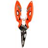 Alicate de pesca de boca curva em aço inoxidável multi-função Alicate para vara de pesca linha de pesca forte tesoura para linha de pesca controlador de peixe