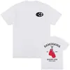 Camiseta de mujer europea y americana con estampado de boxeo, cuello redondo, moda casual de verano, manga corta para mujer