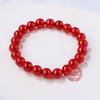 Pulsera de cuentas de piedra natural de 8 mm Pulsera de cuentas de ágata de cristal amatista para hombres y mujeres pulsera elástica venta al por mayor en vivo