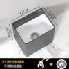 Piscina para Mop Cinza Nórdico Doméstica Varanda Grande Cerâmica Tipo Piso Piscina para Mop Banheiro tamanho pequeno Piscina para Mop