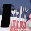 Cuchillo, Tenedor y Cuchara Creativos de Acero Inoxidable para Mesa Occidental, Juego de Cubiertos para Mesa Occidental de Filete, Venta al por Mayor