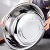 Tina de Acero Inoxidable Extra Gruesa con Borde Elevado, Tina Grande para Lavar la Cara, Lavar Verduras, Uso Comercial, Tina Grande para Bañarse y Lavar Ropa, Tina Extra Gruesa