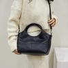 Comércio Exterior Mais Vendido Atacado Bolsa de Mão em Couro Macio Bolsa Feminina 2025 Novo Modelo Simples Versátil Grande Capacidade Bolsa de Ombro Transversal