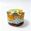 Em Estoque Moedor de Fumaça Colorido Impresso de 50mm 2 Polegadas Novo Modelo Triturador de Fumaça Moedor Bob Moedor de Tabaco