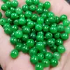 Contas soltas de jade contas redondas de jade esmeralda contas soltas contas redondas verde seco pulseira DIY colar contas soltas tecidas acessórios contas contas de jade