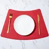 Nuevo Mantel con Forma de Abanico Estilo Chino con un Toque de Lujo Ligero, Adecuado para la Mesa de Restaurante de Hotel, Impermeable, Resistente al Aceite y Aislante al Calor