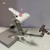Soporte Fijo con Cable Retráctil Tenedor Tensor de Hilo de Bordar Herramienta de Tejido a Mano Adecuado para Múltiples Hilos
