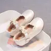 Zapatos de Cuero Rojo para Niñas 2026 Nuevos Zapatos de Princesa de Verano para Niñas, Zapatos Planos para Niñas para Combinar con Faldas, Suela Suave para Verano