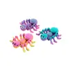 Ornamento de Aranha Multi-Olhos Transfronteiriço Impresso em 3D, Decoração de Mesa Animal Realista com Articulações Integradas Móveis, Atacado