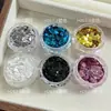 Lantejoulas Redondas para Nail Art Mosaico Decorações Coloridas Primavera e Verão Tamanhos Mistos Lantejoulas de Bolinhas Adesivos de Unha DIY Acessórios