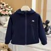 Cardigan Chaqueta con Capucha Otoño Nuevo para Niños Niñas Moda Casual Bordado Estilo Coreano Ropa Infantil Estilo de Moda
