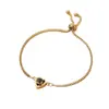 Pulsera de Cadena de Caja de Acero Inoxidable Personalizada con Proyección de 100 Idiomas Te Amo, Imagen a Color de Alta Definición