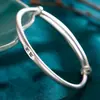Ping An Plata de Ley 9999 Pulsera de Plata de Herencia Antigua para Mujer Pulsera Sólida Popular en Internet ins Pulsera de Plata para Pie de Joven