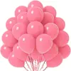 Balões de Aniversário Amazon 10 polegadas Conjunto de Balões de Cor Sólida Balões para Decoração de Feriado Balões Metálicos Foscos Maca