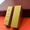 Barras de Ouro de Latão, Tijolos de Ouro, Pepitas de Ouro de Liga, Enfeites de Mesa de Metal, Alças Descompressoras de Cobre Sólido, Tendência Nacional