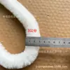 Tiras de Pelo Sintético de Coelho Atacado, Pelo Sintético de Vison, Golas de Pelo Sintético de Raposa para Roupas Infantis, Capas Hanfu, Punhos de Cheongsam, Golas Clássicas de Pelo