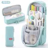 Estuche Plegable Estudiante Universal Simple Moda Niños y Niñas 2024 Papelería Nuevo Gran Capacidad Estilo Mochila Escolar
