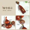 Entrada y Salida Pacíficas Calabaza de Sándalo Adorno para Coche Modelo Nuevo Colgante de Sándalo para Coche Decoración de Coche Adorno Colgante para Espejo Retrovisor