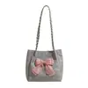 Transfronterizo 2025 Bolsos de Mujer Diseño de Nicho Moño Bloqueo de Color Bolso de Hombro Versátil Bolso de Mano Casual Bolso Tote Venta al por Mayor