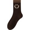 Calcetines Gruesos de Lana de Oveja para Mujer de Otoño e Invierno, Calcetines de Caña Media con Cara Sonriente, Forrados de Felpa para Calidez, Novedad 2026 Más Vendidos al por Mayor desde la Fábrica de Zhuji